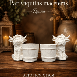 Par de Vaquitas Maceteras