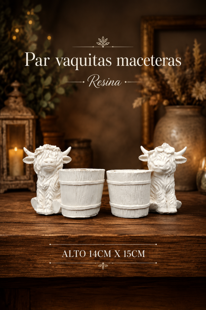 Par de Vaquitas Maceteras